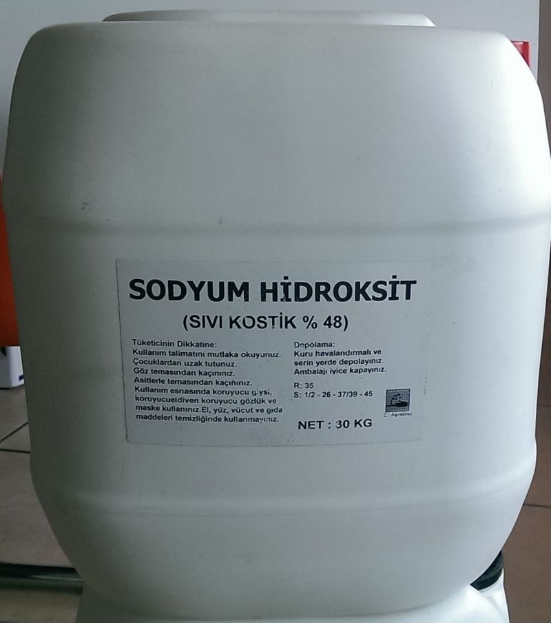 Sıvı Kostik (Sodyum Hidroksit) 5-30Kg