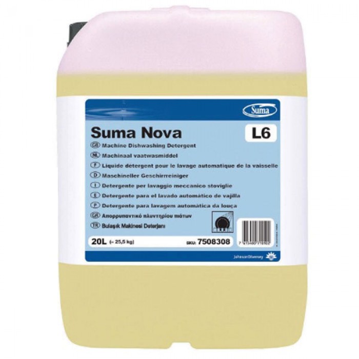 Suma Nova L6 20L(23,3Kg) Bulaşık Makinası Deterjanı (Sert Sular İçin)